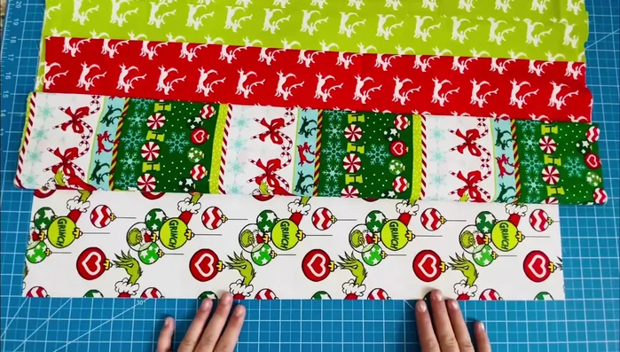 Cut fabric pieces: Stack multiple fabric pieces together, aligning folds. Lay pattern piece on the fold, trace, and cut all at once for efficiency.