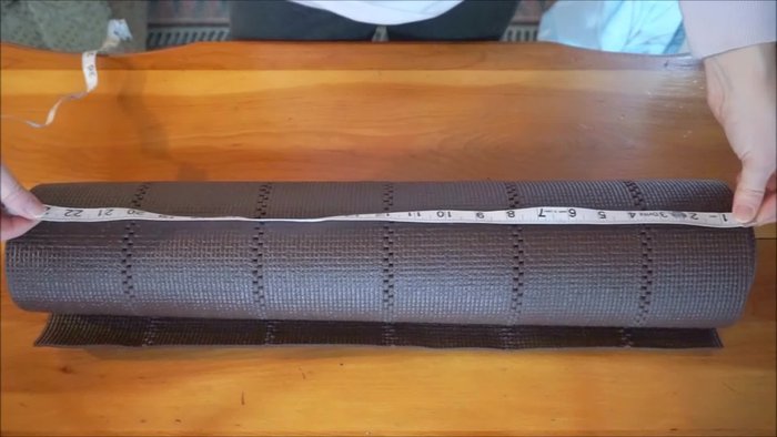 Cut out a fabric strip for the strap: 6 inches wide and 30 inches long (adjust for desired length and width). Fold it twice to make a 2-inch wide strap.