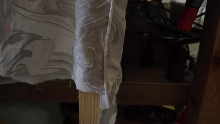 Trim excess fabric and add finishing touches.