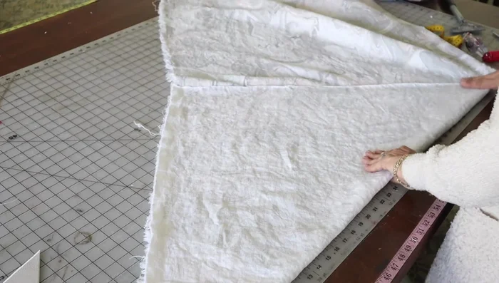 Sew welt pieces together.