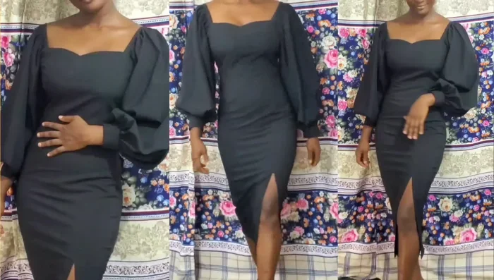 Hem the bottom of the dress. 