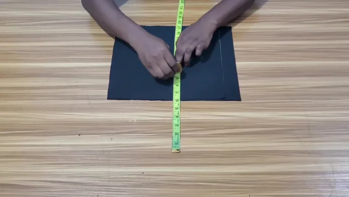 Mark bust point, underbust, and neckline on the bodice. Take away some inches for the off-shoulder design.