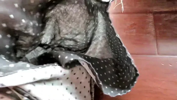 Turn it inside out and finish: Turn the fabric inside out through one of the open ends. This creates a long tube ready to wear as an infinity scarf.