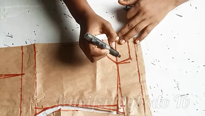 Smooth out any sharp points in the back pattern.