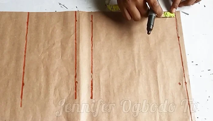 Adjust the front neckline and center front opening as desired.