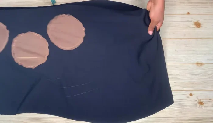 Hem the bottom of the skirt.