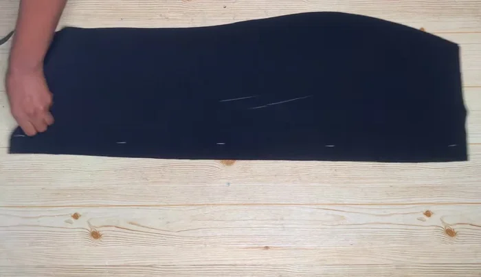 Hem the slit opening.