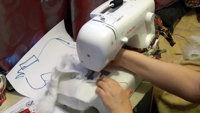 Stuff the unicorn using pillow stuffing or hollow fiber. Don't overstuff; a slightly floppy appearance is desirable.