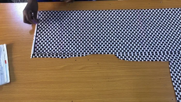 Measure and mark the armhole circumference (9 inches in this example) on the cap sleeve line.