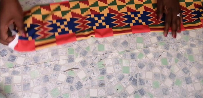 Cut out two of each pattern piece from both your outer fabric and lining fabric.