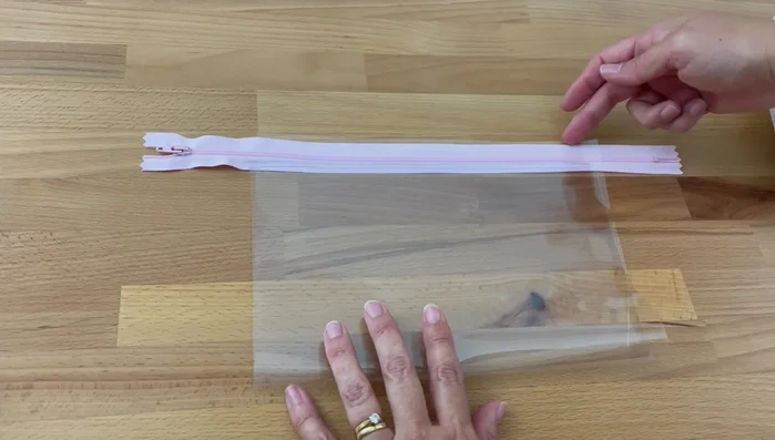 Repeat steps 3 and 4 on the other side of the zipper.