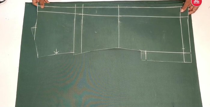 Divide the chest measurement by four and mark accordingly. Subtract 1 inch for the plank.