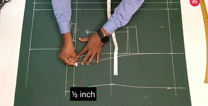 Shape the back and front pieces.