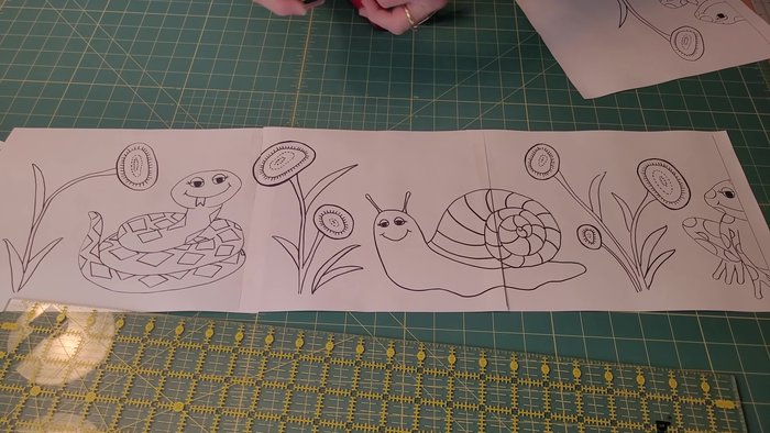 Place the fabric in the embroidery hoop.