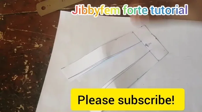 Cut out the pattern and use glue to assemble the slide.