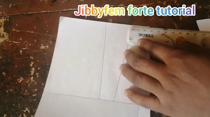 Cut out the pattern and interlock the two pieces. Apply glue to assemble.