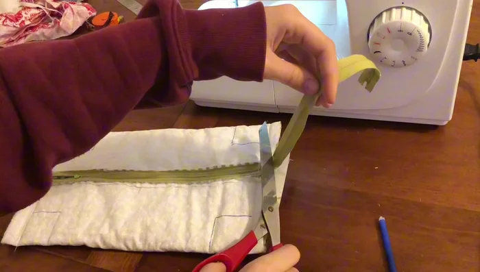 Finish Seams: Sew straight lines along the edges to finish the seams and create a clean finish.