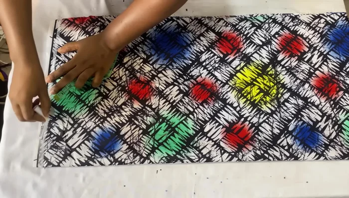 Mark the front crotch extension (divide hip measurement by 4, then divide the result by 4, approximately 3 inches). Form a curve from the hip line to the extension.