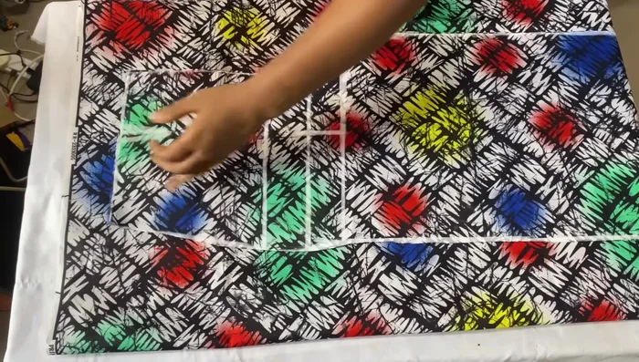 Cut out the back panel.