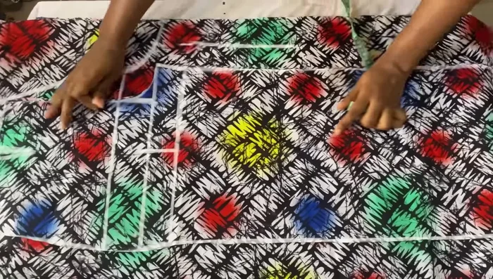 Cut out the back panel.