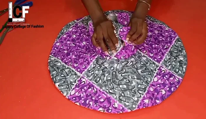 Close the opening using a blind stitch (ladder stitch).