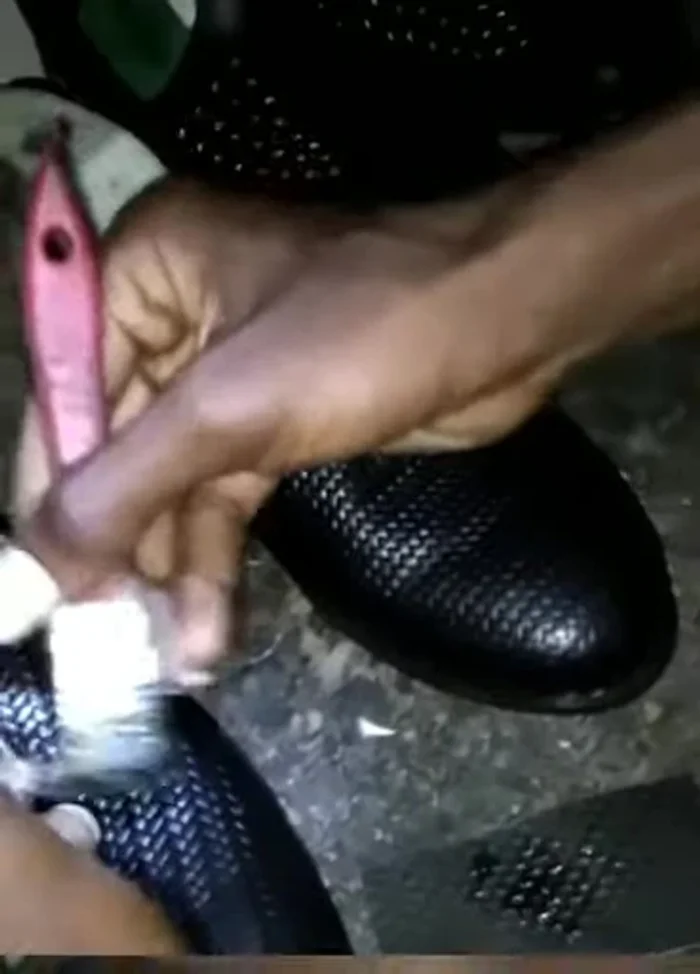 Clean and finish the shoe.