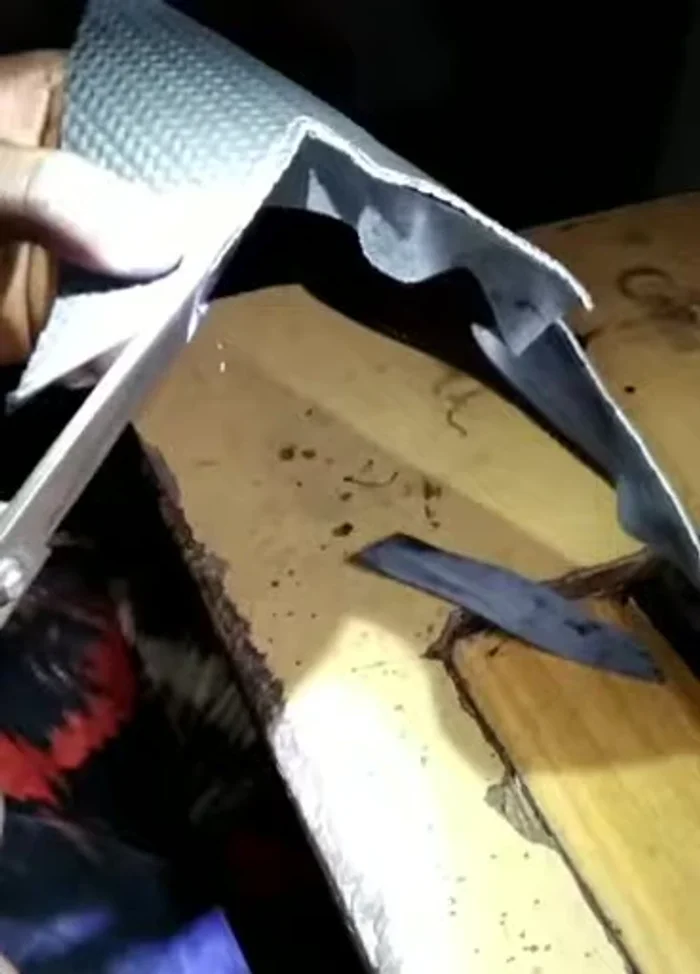 Fold the pieces together.