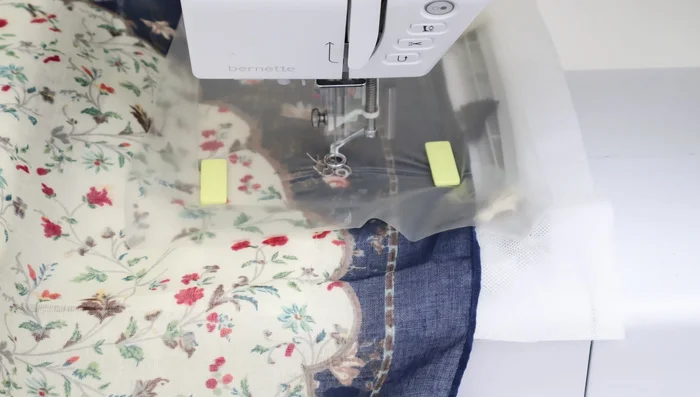 Embroider your design: Start the embroidery process on your machine.