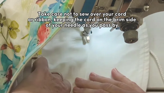 Add toggles to cords; tie and adjust.