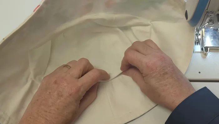 Add toggles to cords; tie and adjust.