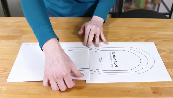 Cut out the pattern pieces. A small, medium, and large size are provided, but you can adjust them as needed.