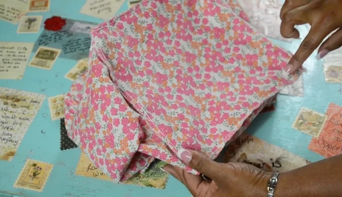 Remove any existing hems from the old liner pieces.