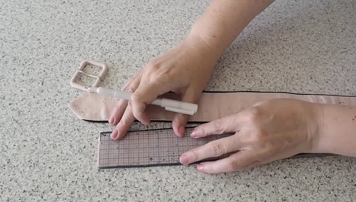 Add eyelets: Attach eyelets using the provided tool and pliers.