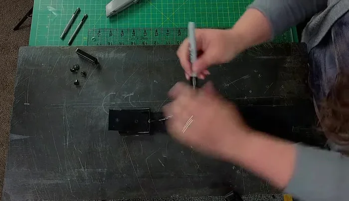 Add additional holes along the belt for adjustability. Use a template for consistent spacing or measure directly onto the user’s existing belt.