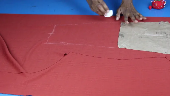 Pin and sew the sleeves to the dress, right sides together. Sew the armholes.