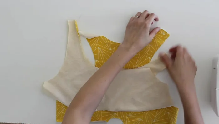 Repeat step 4 with the lining fabric.