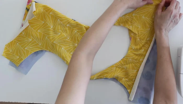 Turn right side out and press.