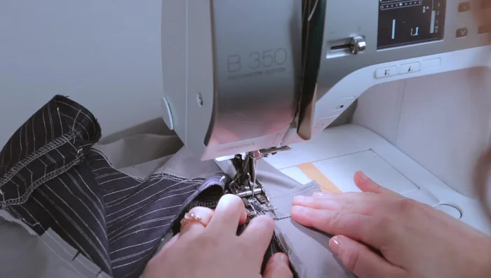 Turn the bodice right side out and press.