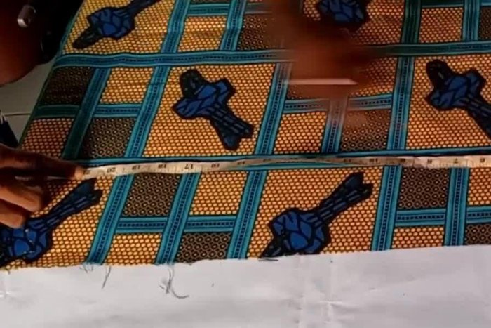 Cut out the rectangle.