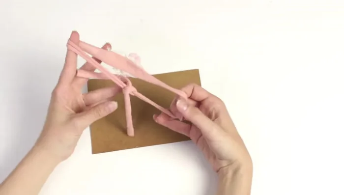 Tie the headband – simple knot or slip knot for adjustability.