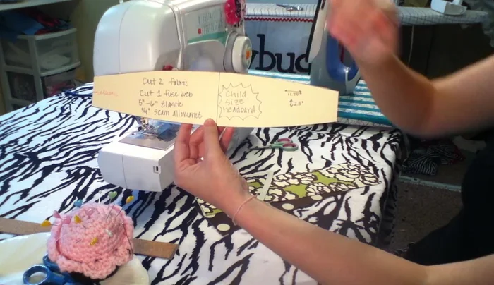 Cut two pieces from your main fabric, one from fusible web.