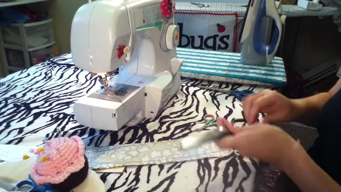 Turn the fabric right side out, using a turning tool to help with corners.