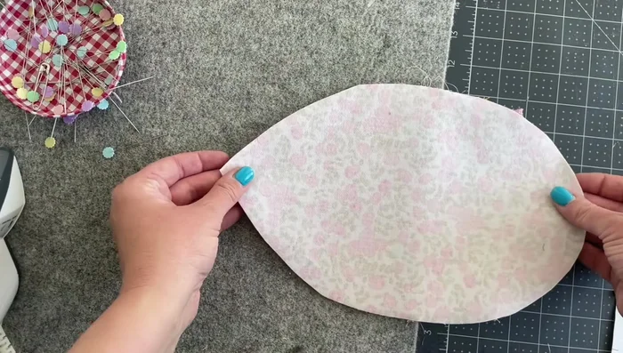 Sew body: Place the back body piece on top of the front (with wings attached). Sew around, leaving a 2-inch opening at the bottom.