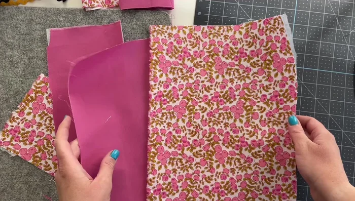 Prepare fabrics: Back your fabrics with lightweight fusible interfacing before cutting.