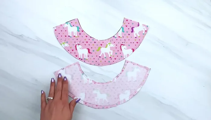 Add fusible fleece to the back of both brim pieces for added structure (optional).