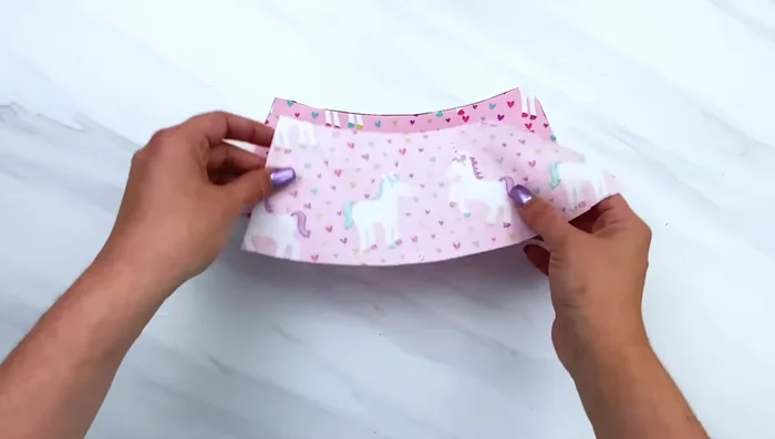 Repeat steps 3 and 4 for the outer hat brim.