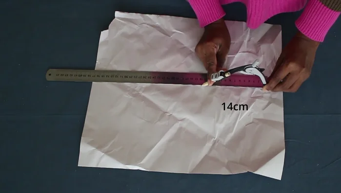 Optional: Burn or apply nail polish to fabric edges to prevent fraying. (Only for 100% synthetic fabrics).