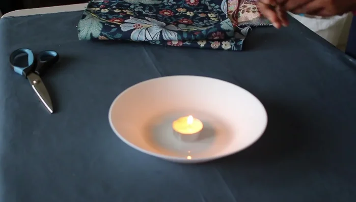 Optional: Burn or apply nail polish to fabric edges to prevent fraying. (Only for 100% synthetic fabrics).