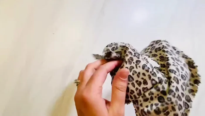 Smooth seams and press flat with an iron.