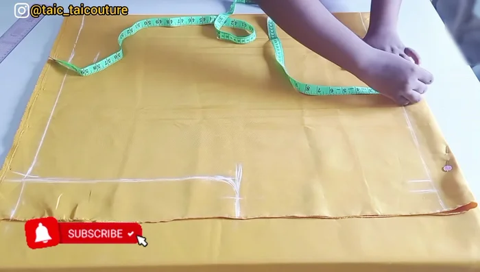 Add a 1-inch seam allowance at the top edge of the neckline opening.